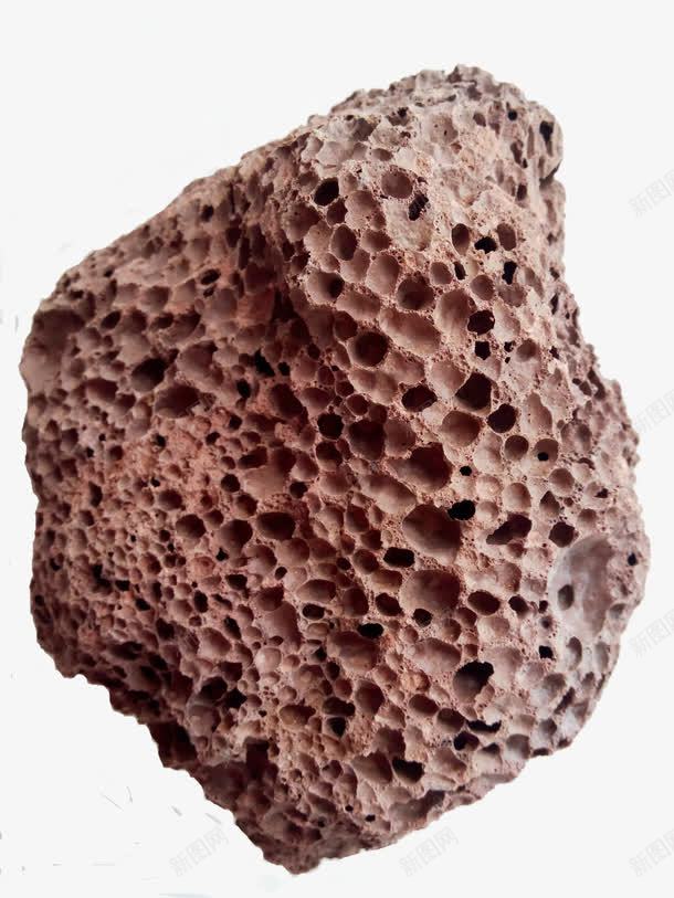 褐色的火山石png免抠素材_88icon https://88icon.com 原料 孔隙 火山石 矿产 陨石