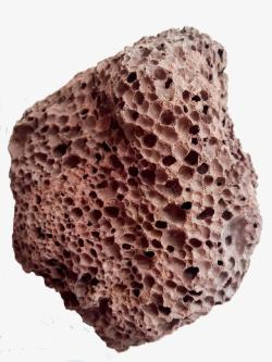 褐色的火山石素材