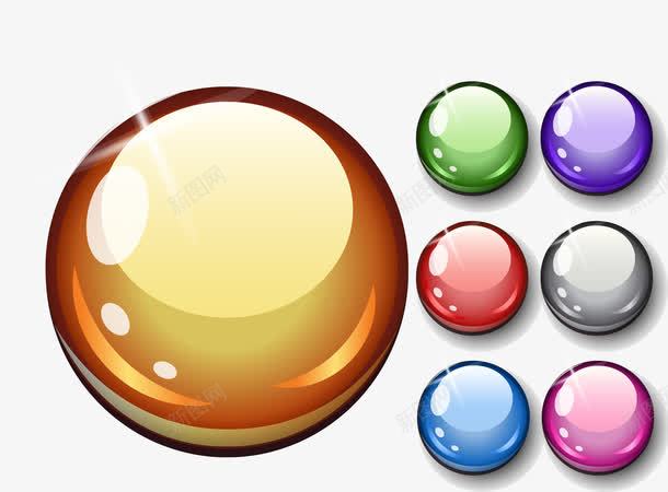 玻璃珠子png免抠素材_88icon https://88icon.com 圆滑的球体 弹珠 彩球 玻璃珠子 节日庆祝