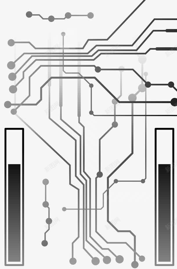 科技线路板png免抠素材_88icon https://88icon.com 科技 线路板 设计 透明