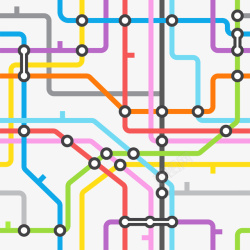 交通线路图城市地铁线路装饰高清图片