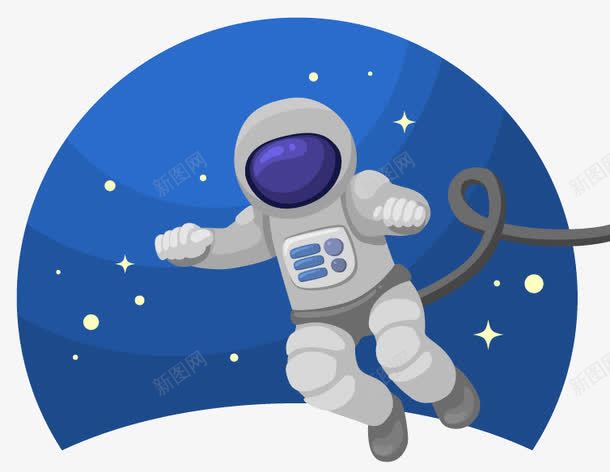 卡通太空中的宇航员png免抠素材_88icon https://88icon.com 太空 宇宙 宇航员 星体 航天计划