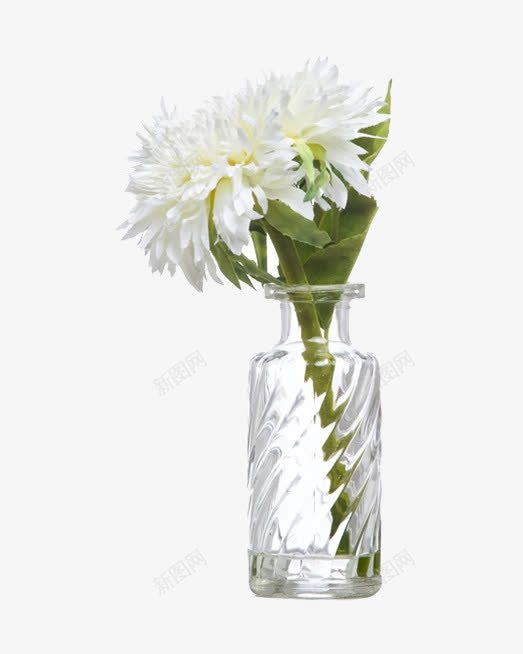 鲜花插花png免抠素材_88icon https://88icon.com 产品实物 插花 摄影 摆设 瓶子 瓶子里的花 花瓶 装饰 透明玻璃花瓶 鲜花