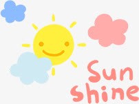 太阳png免抠素材_88icon https://88icon.com Sunshine 云 卡通太阳 晴朗天气 阳光