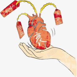 心脏抽象示意图供血不足对心脏的影响高清图片