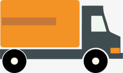 送货卡车运输货物的大型卡车高清图片