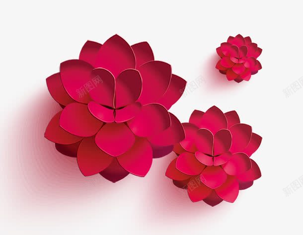 3D立体牡丹纸雕png免抠素材_88icon https://88icon.com 3D剪纸 3D微立体 3D新式背景 3D立体纸雕 3D立体花朵 3D视觉效果