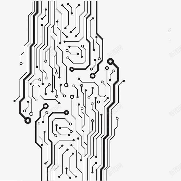 智能电路png免抠素材_88icon https://88icon.com 排线 接线图 智能 智能芯片 电路板 艺术