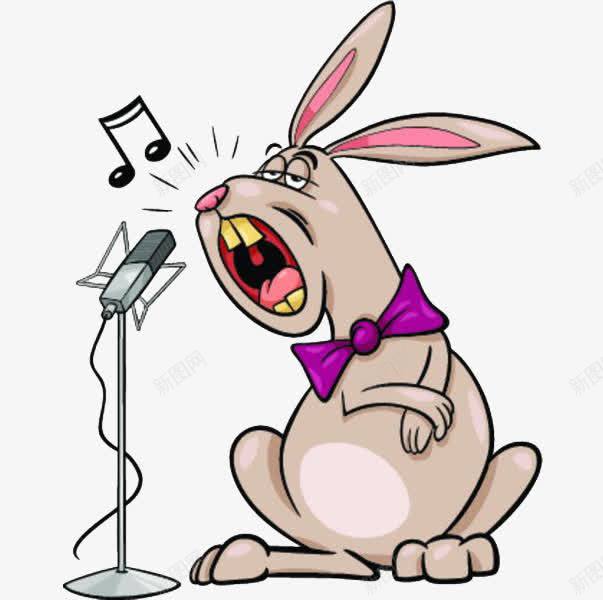 对着麦克风唱歌的兔子png免抠素材_88icon https://88icon.com 乐曲 兔子 卡通 唱曲 嗨歌 声音 悦耳 旋律 歌唱 美妙的声音 长大嘴巴 音律