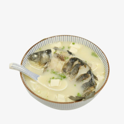 新鲜鲫鱼豆腐汤素材
