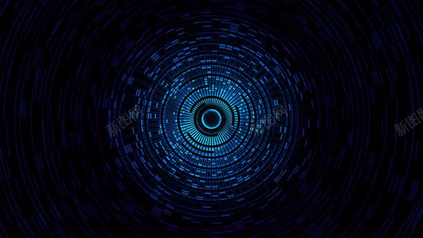 抽象的蓝色灯光隧道图jpg设计背景_88icon https://88icon.com 抽象 灯光 蓝色 隧道
