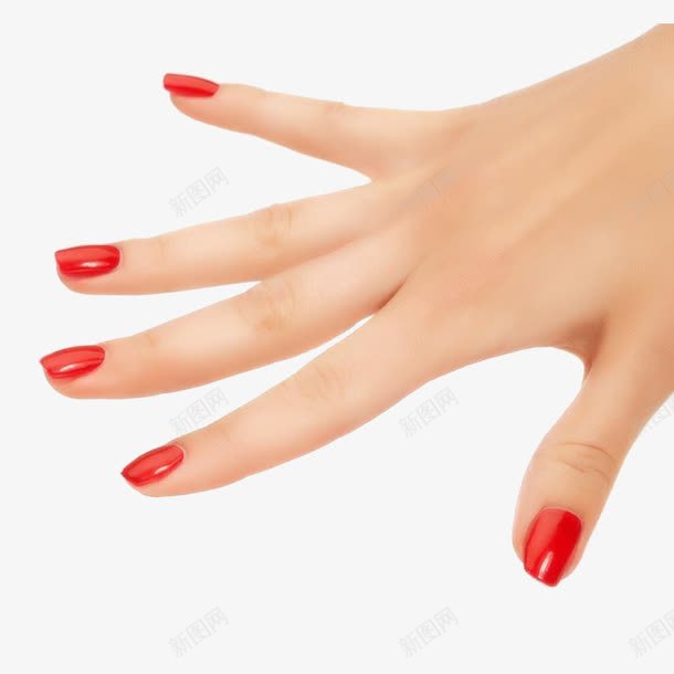 红色指甲手元素png免抠素材_88icon https://88icon.com 女人的手 手 手指头 指甲 指甲广告 红色指甲