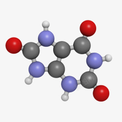 分子组合黑色尿酸痛风分子形状高清图片