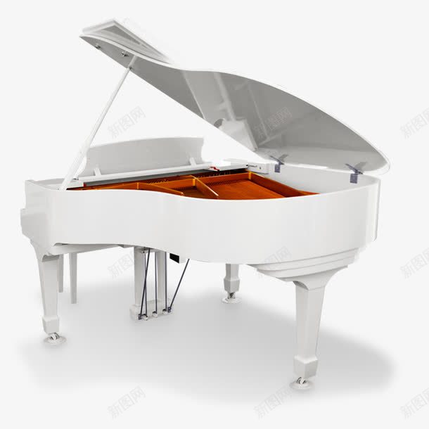 白色钢琴psd免抠素材_88icon https://88icon.com 弹奏 演出 白色钢琴 钢琴 音乐