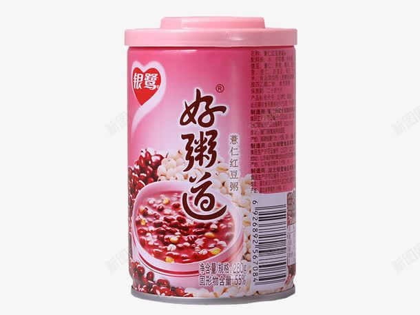 薏仁红豆粥png免抠素材_88icon https://88icon.com 产品实物 八宝粥 好粥道八宝粥 红豆粥 罐装 薏仁粥