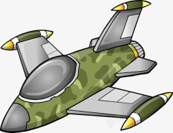 飞机子弹迷彩飞机插画高清图片