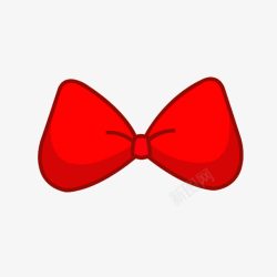 红色发箍红色蝴蝶结高清图片