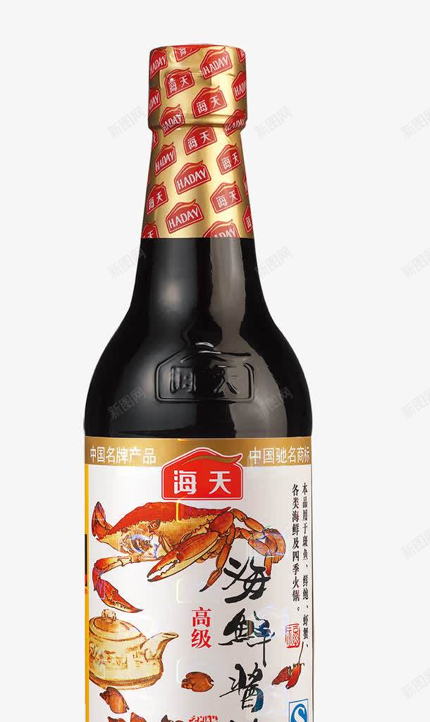 海天海鲜酱油png免抠素材_88icon https://88icon.com 产品实物 海天海鲜酱油 瓶装酱油 调味 调料