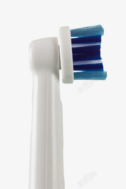 塑料刷白色电动牙刷头实物高清图片