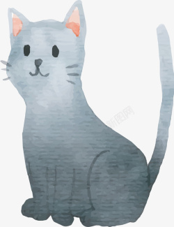 创意卡通猫咪装饰图案素材