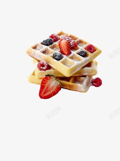 华夫饼干png免抠素材_88icon https://88icon.com waffle 华夫饼 果酱 烘焙 糕点 草莓 饼干