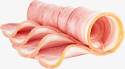 新鲜肉食粉红色的羊肉卷食材高清图片