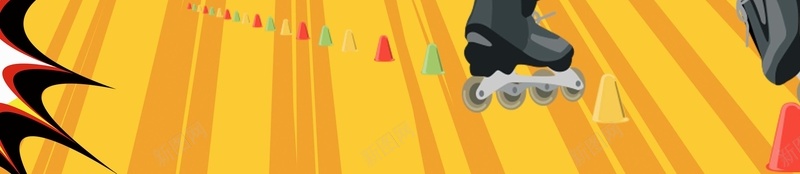 波普创意轮滑社团纳新招生海报jpg设计背景_88icon https://88icon.com club海报 人物 健身俱乐部 学生会 招新 新学期 校园 滑板少年 滑板海报 滑板运动 纳新 黄色