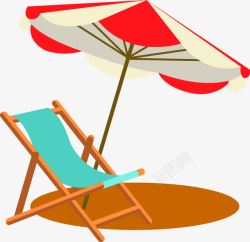 沙滩躺椅素材
