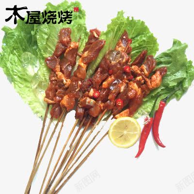 烤肉羊肉串生菜烧烤红辣椒png免抠素材_88icon https://88icon.com 烤肉 烧烤 生菜 红辣椒 羊肉串