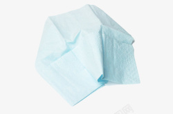 蓝色无纺布湿纸巾实物素材