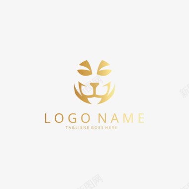 鹰卫浴logo高档金色商标图标图标