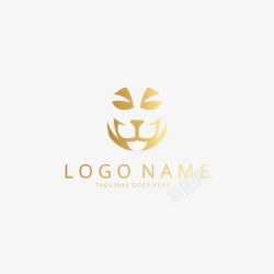 钻石logo高档金色商标图标高清图片