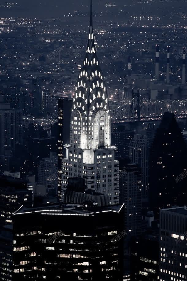 纽约城市鸟瞰夜景jpg设计背景_88icon https://88icon.com 城市 夜景 纽约 鸟瞰