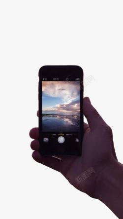 手机镜头手机镜头里的海面高清图片