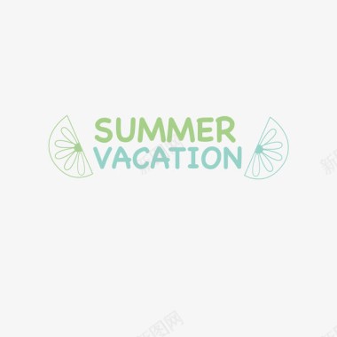 夏天夏日海滩logo图标图标