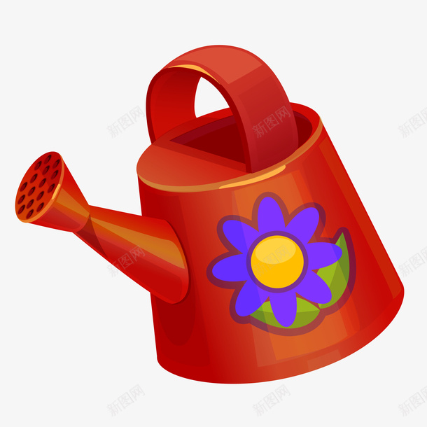 卡通手绘喷壶矢量图eps免抠素材_88icon https://88icon.com 免扣PNG 创意 卡通 喷壶 洒水 浇花 游戏 矢量手绘 红色 矢量图