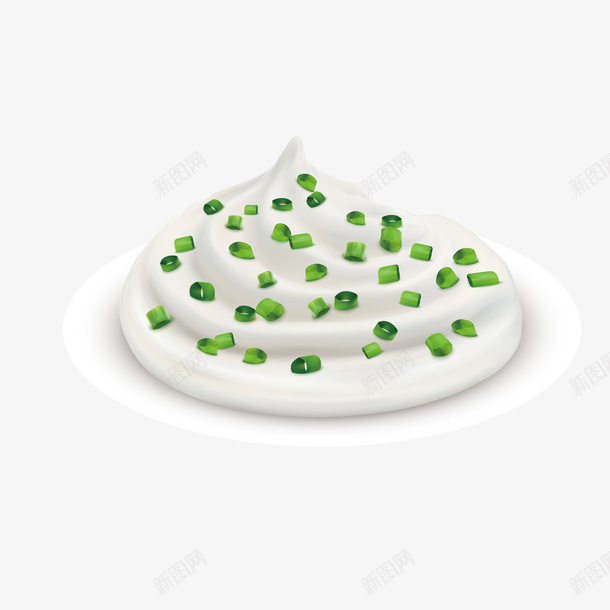 葱花泡芙矢量图ai免抠素材_88icon https://88icon.com 3D PNG免抠图下载 奶制品 装饰 食品 食物 矢量图