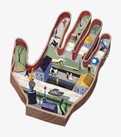 运作的手掌素材