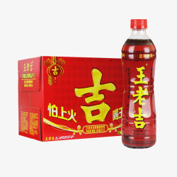 500毫升瓶装王老吉凉茶箱子营素材