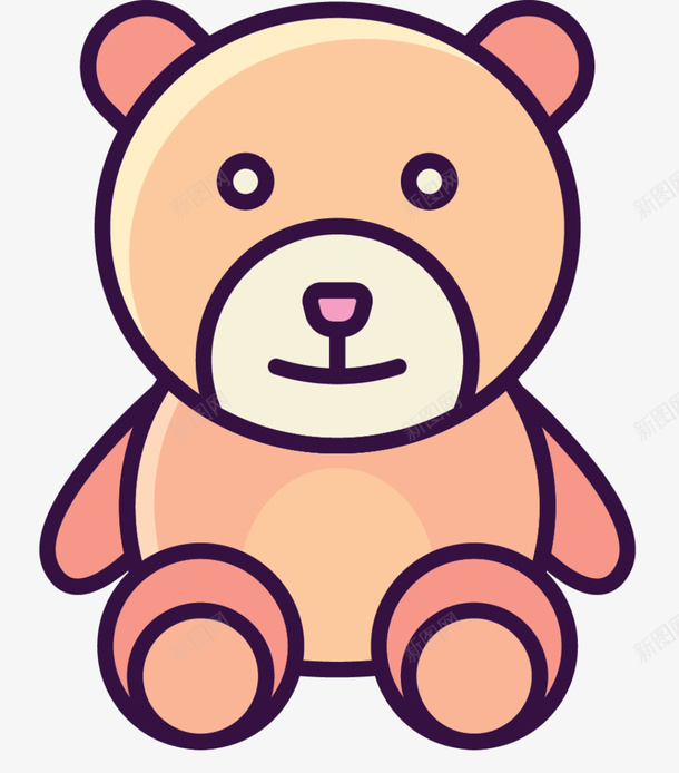 泰迪熊卡通娃娃png免抠素材_88icon https://88icon.com 儿童矢量玩具 娃娃 少女玩具 幼儿玩具 泰迪熊 玩具