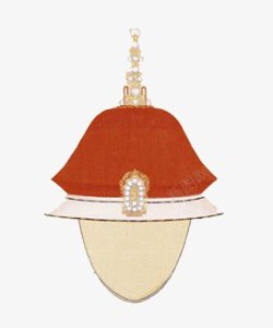 古代清朝皇帝帽素材