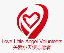 会志愿者标志爱心服务高清图片