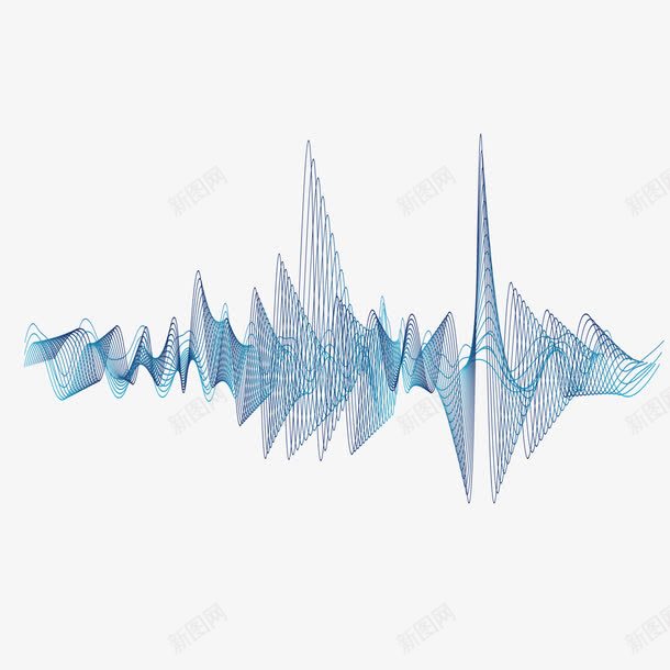 超声波淡蓝色波形png免抠素材_88icon https://88icon.com 波形 淡蓝色 超声波