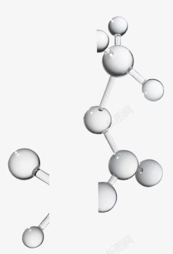 二氧化碳报警器气泡分子结构高清图片