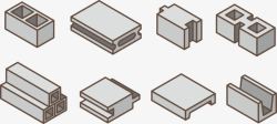 机床加工金属建筑材料矢量图高清图片