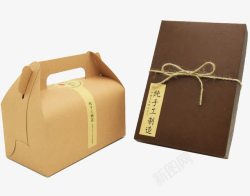 传统纸盒食品包装盒封口贴高清图片