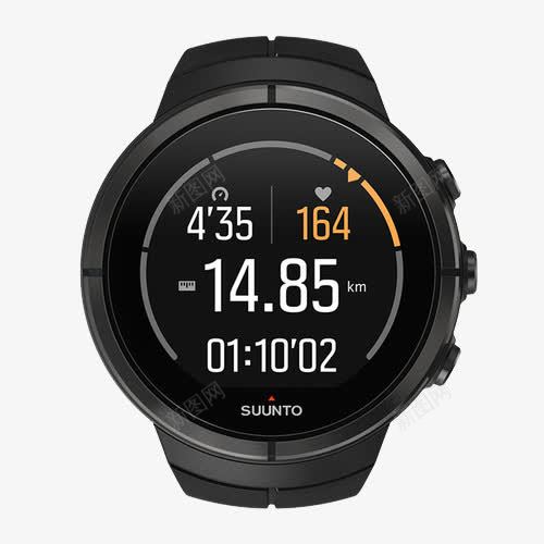 颂拓斯巴达极限智能彩屏触控手表png免抠素材_88icon https://88icon.com GPS spartanultra suunto 产品实物 名牌手表 大牌手表 户外运动 男士手表 腕表 钛合金 黑色