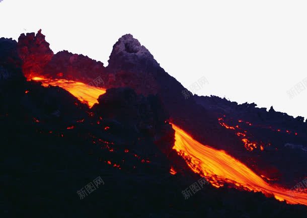 岩浆png免抠素材_88icon https://88icon.com 山 山脉 岩浆 活火山 火山 火山喷发