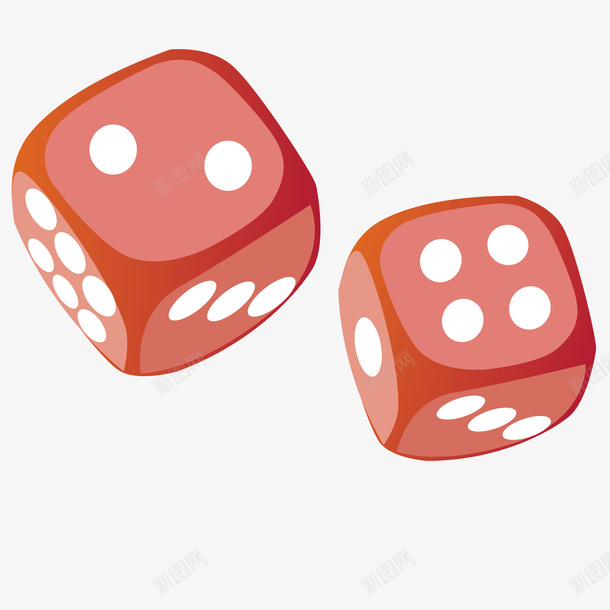两颗红色立体筛子矢量图ai免抠素材_88icon https://88icon.com 两颗 占星骰子 正方块 游戏筛子 矢量图 立体 筛子 红色 色子 金钱游戏工具 骰子 骰子序列帧
