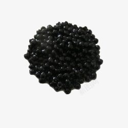 珍珠豆一堆的反光的黑色珍珠豆俯拍高清图片